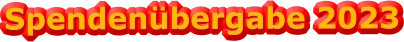 Spendenübergabe 2023