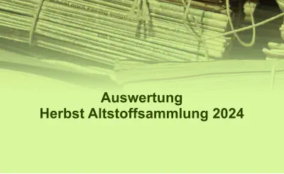 Auswertung  Herbst Altstoffsammlung 2024
